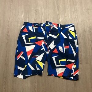 Ralph Lauren RLX Multicolor Geometric Golf Shorts